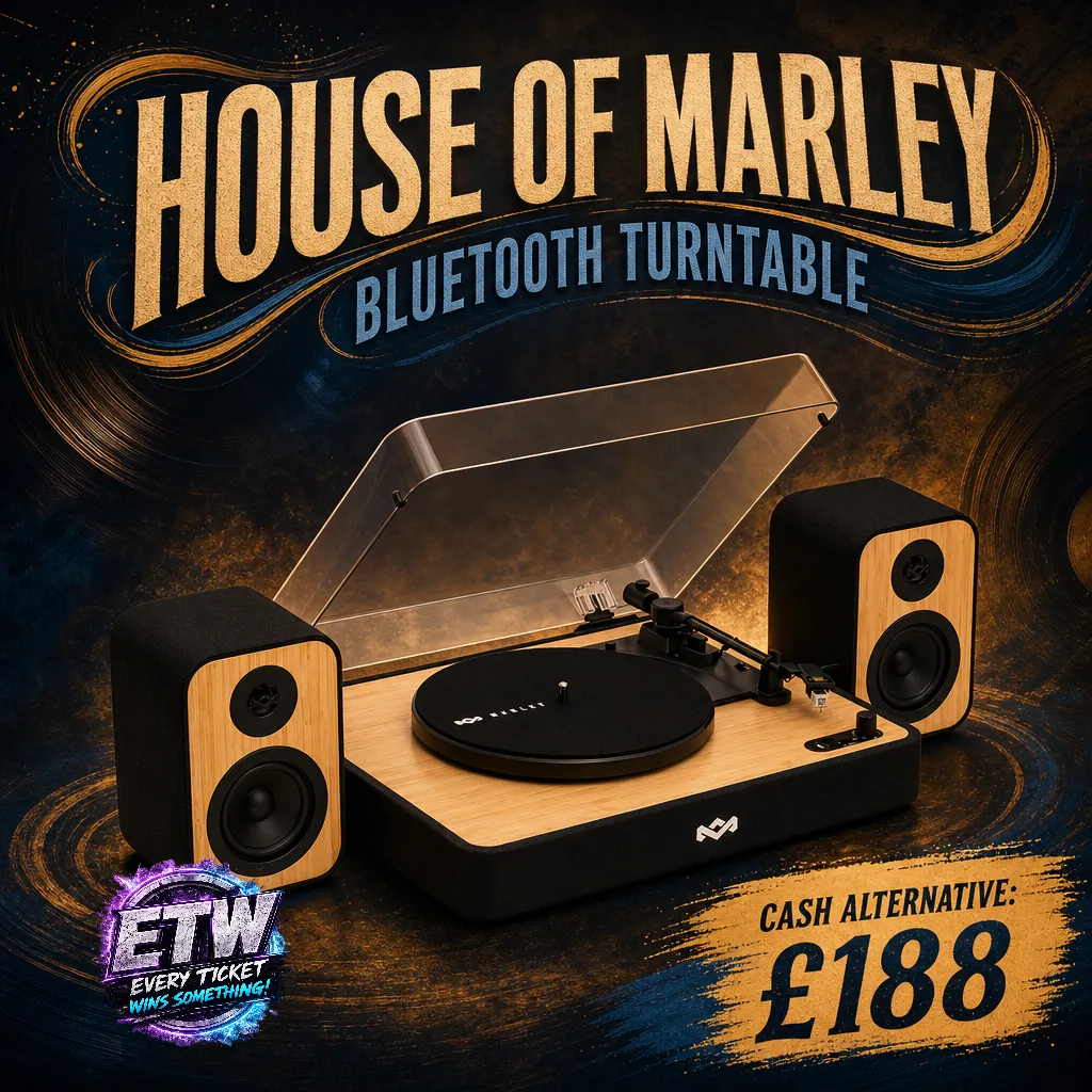 HOUSE OF MARLEY BLUETOOTH TURNTABLE