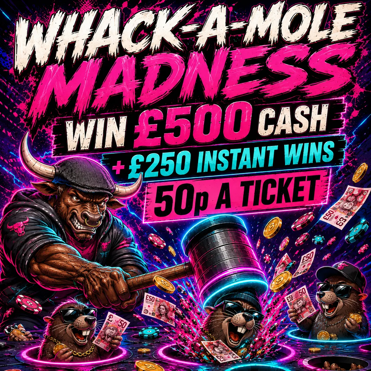 WHACK-A-MOLE MADNESS