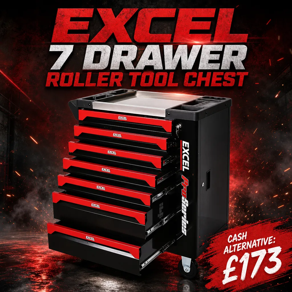 EXCEL 7 DRAWER ROLLER TOOL CHEST