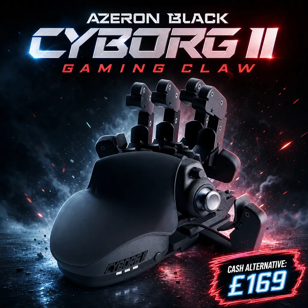 AZERON BLACK CYBORG II GAMING CLAW