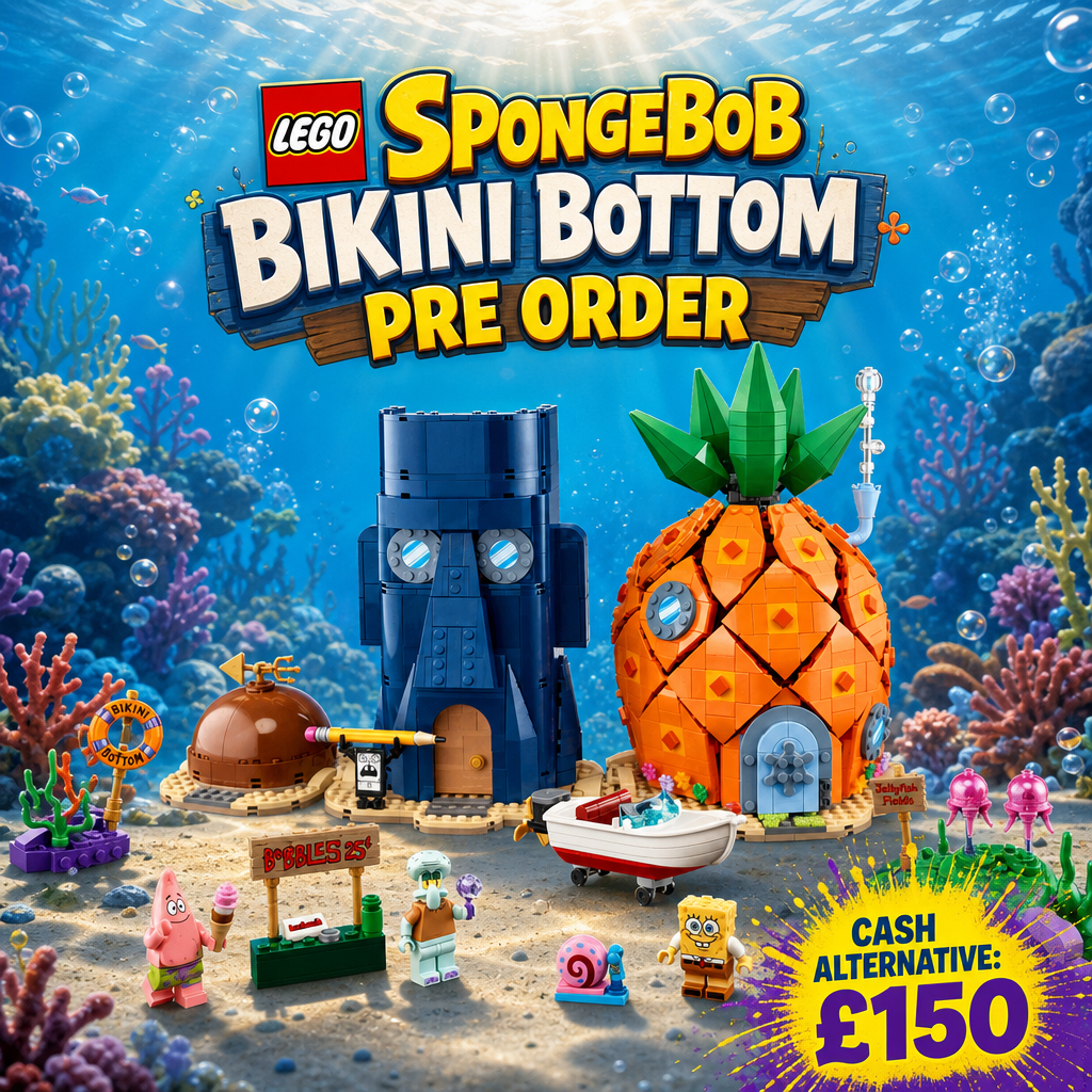 LEGO SPONGEBOB BIKINI BOTTOM PRE ORDER