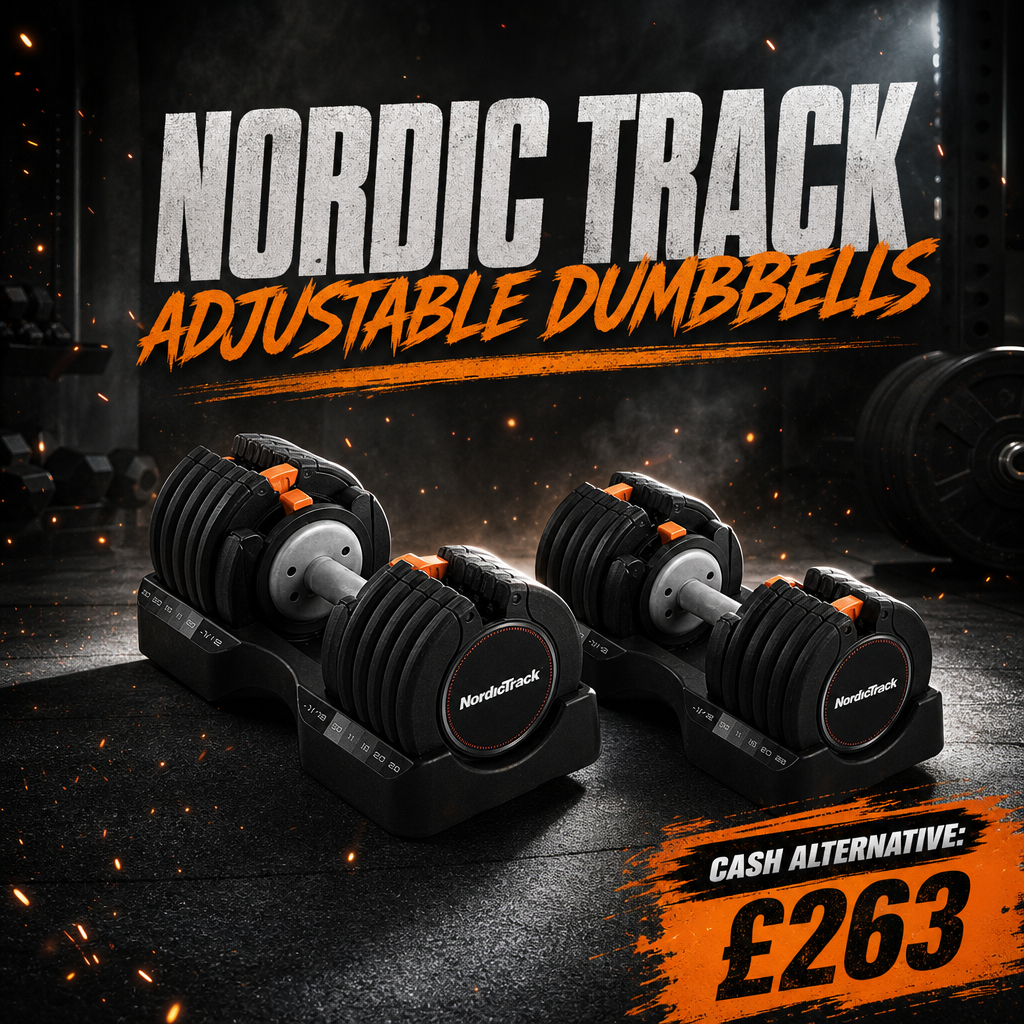 NORDIC TRACK ADJUSTABLE DUMBELLS