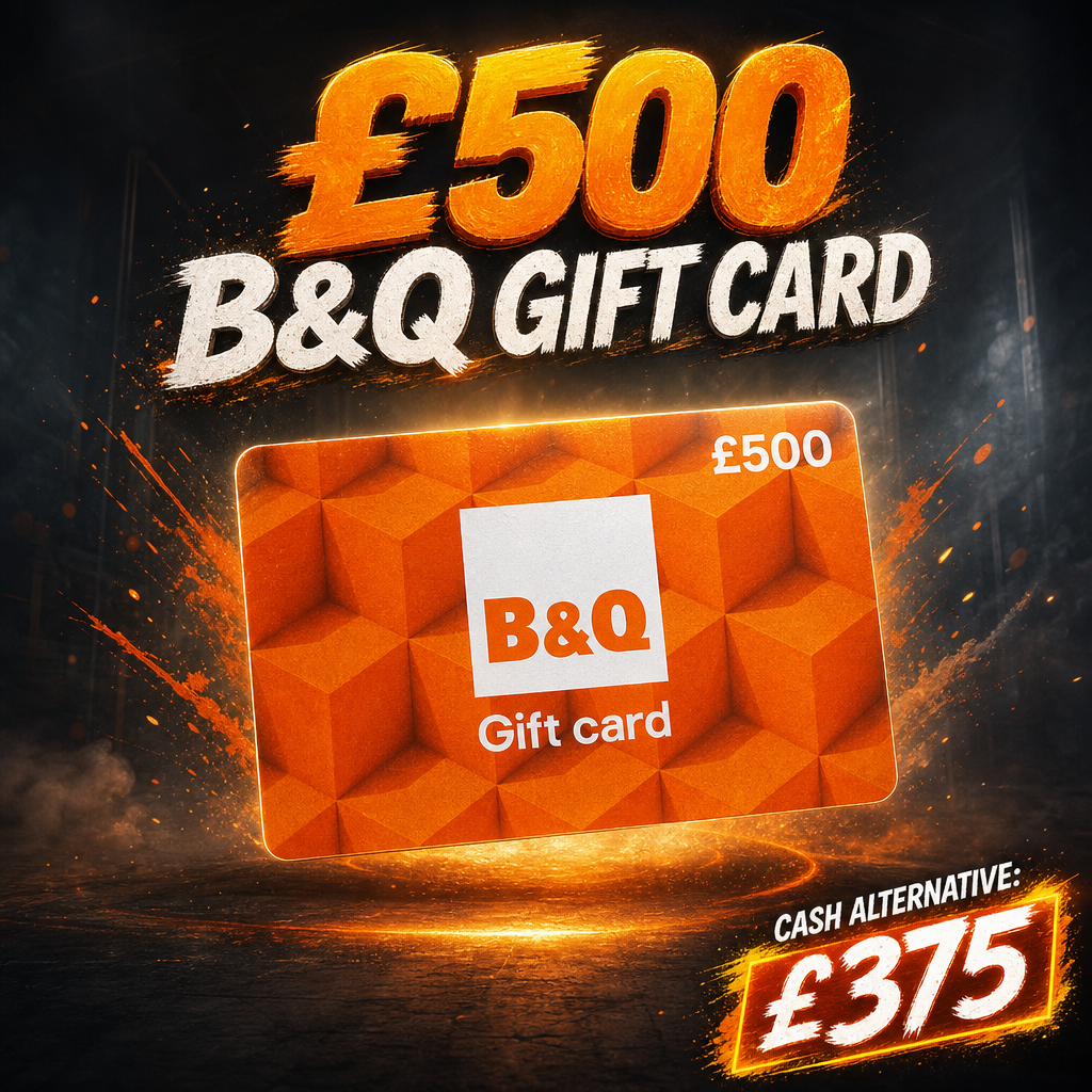 £500 B&Q GIFT CARD