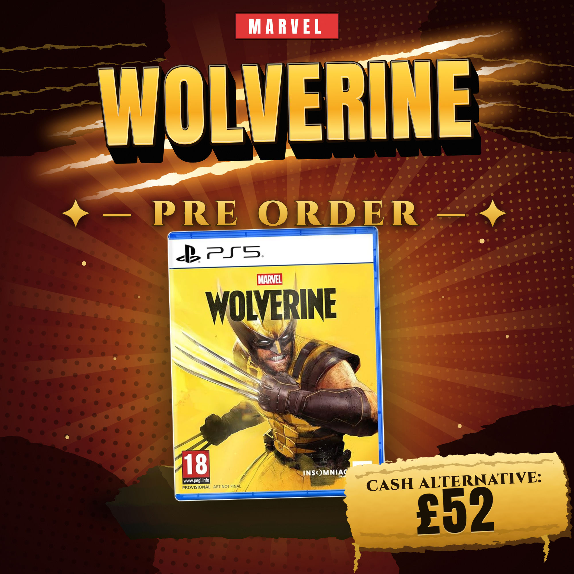 WOLVERINE PRE ORDER