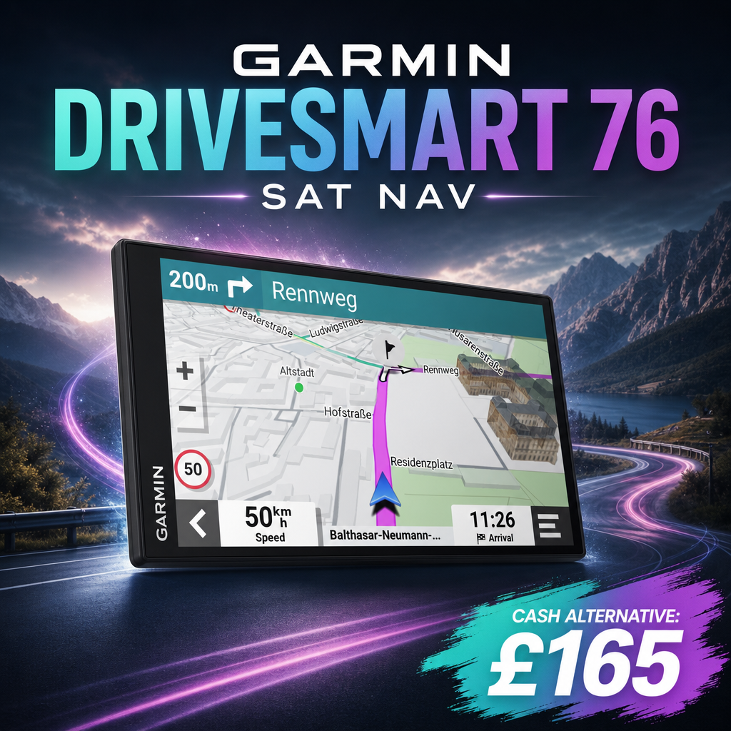 GARMIN DRIVESMART 76 SAT NAV