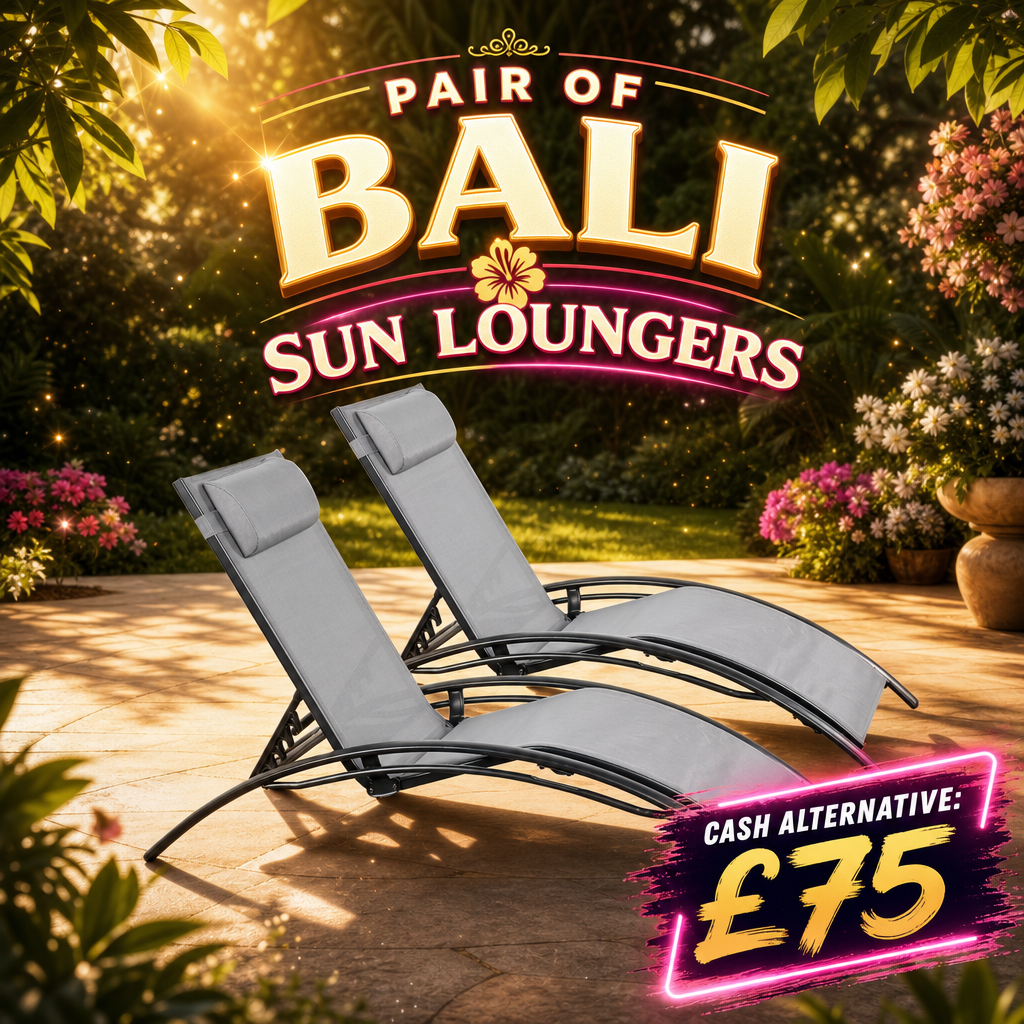 PAIR OF BALI SUN LOUNGERS