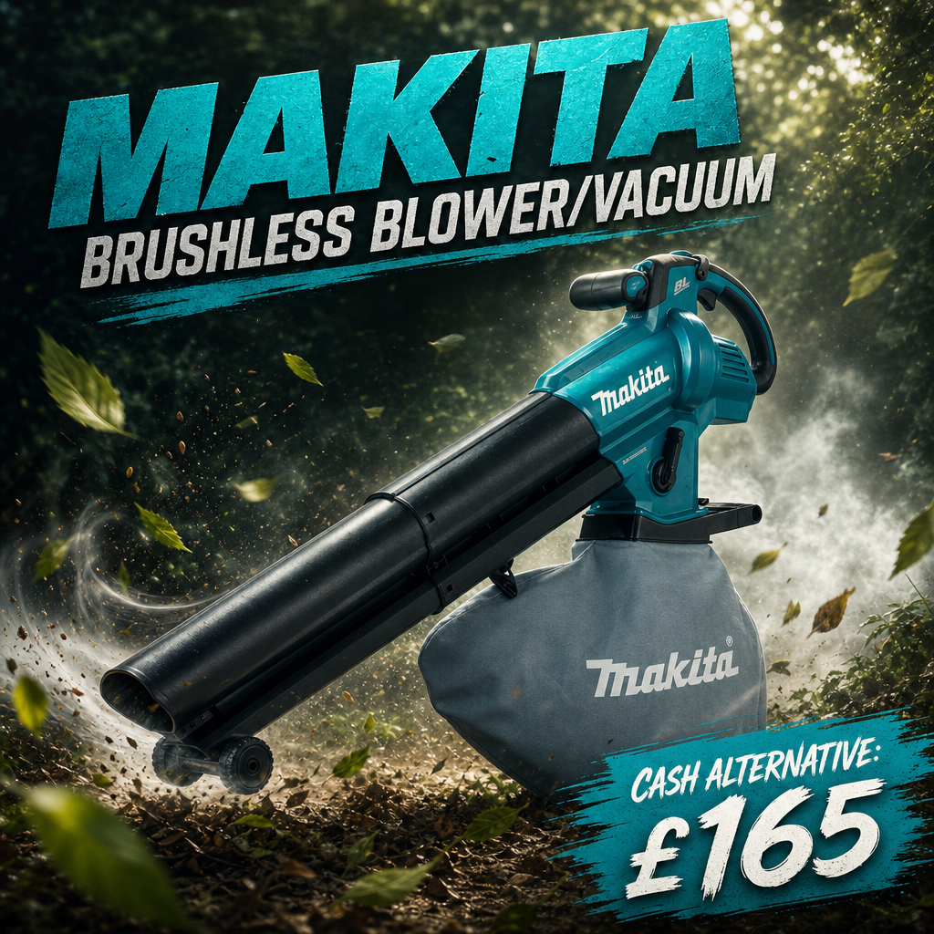 MAKITA BRUSHLESS BLOWER/VACUUM