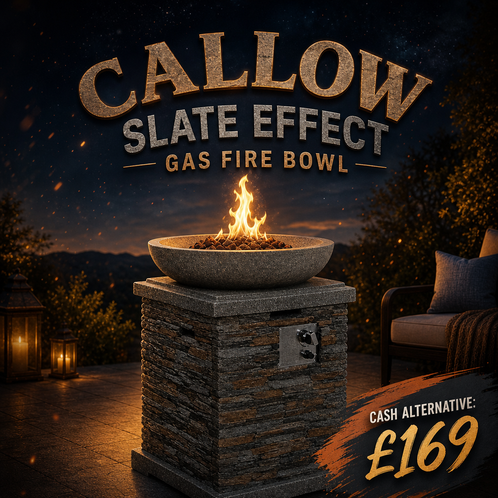 CALLOW SLATE EFFECT GAS FIRE BOWL