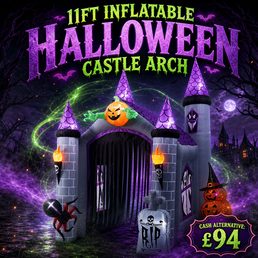11FT INFLATABLE HALLOWEEN CASTLE ARCH