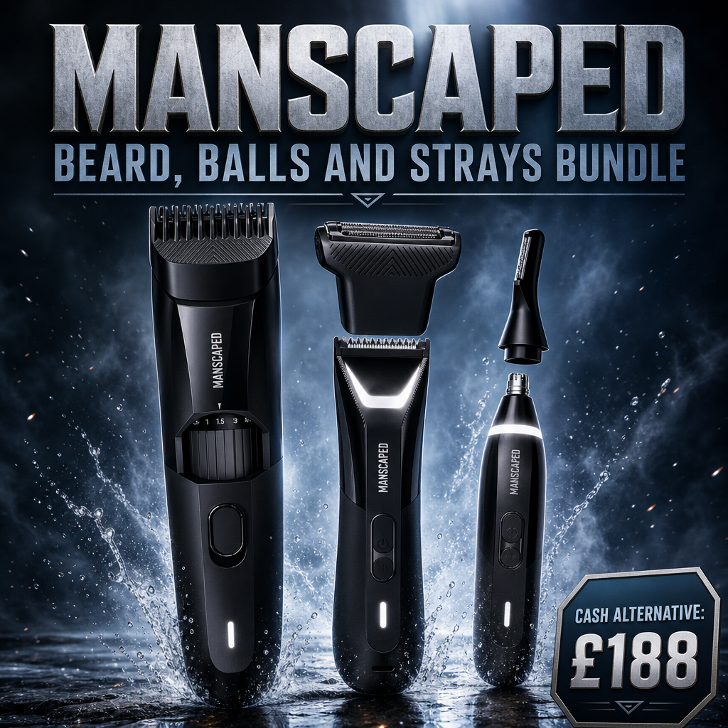 MANSCAPED BEARD, BALLS AND STRAYS BUNDLE
