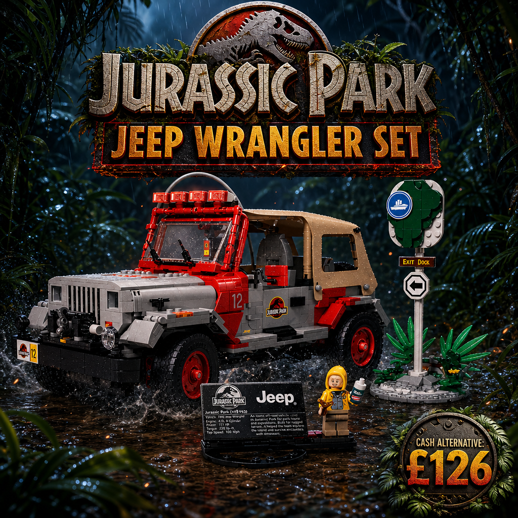 JURASSIC PARK JEEP WRANGLER SET
