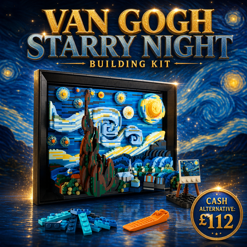VAN GOGH STARRY NIGHT BUILDING KIT