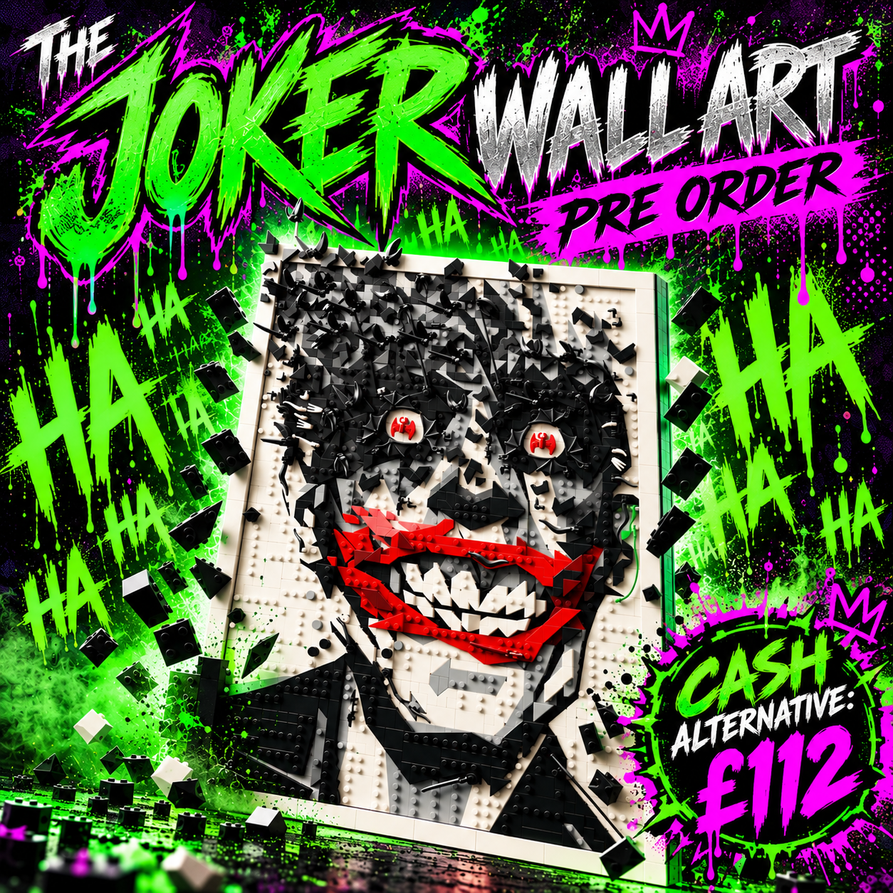 THE JOKER WALL ART PRE ORDER