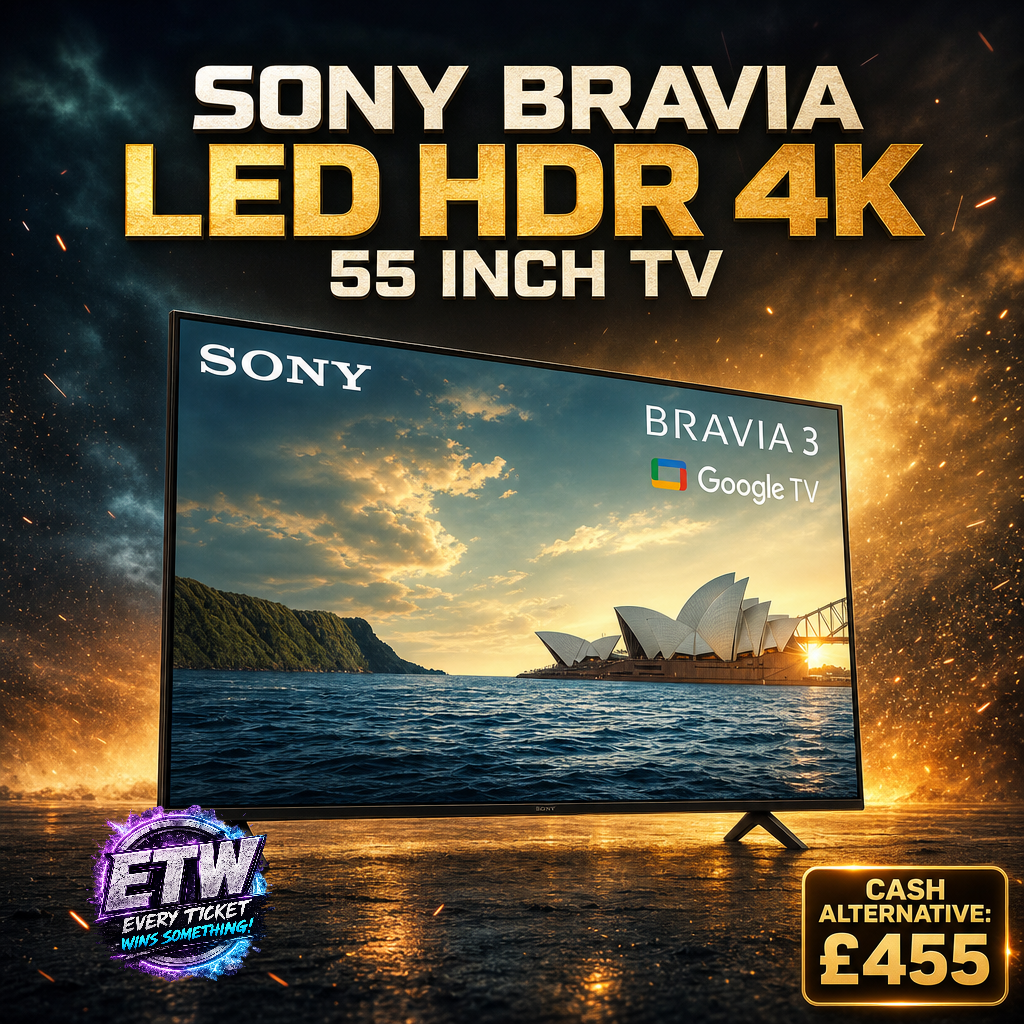 SONY BRAVIA LED HDR 4K 55 INCH TV