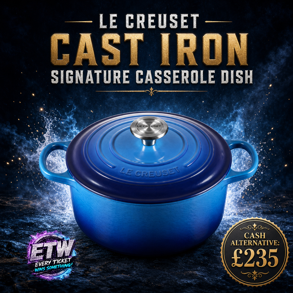 LE CREUSET CAST IRON SIGNATURE CASSEROLE DISH