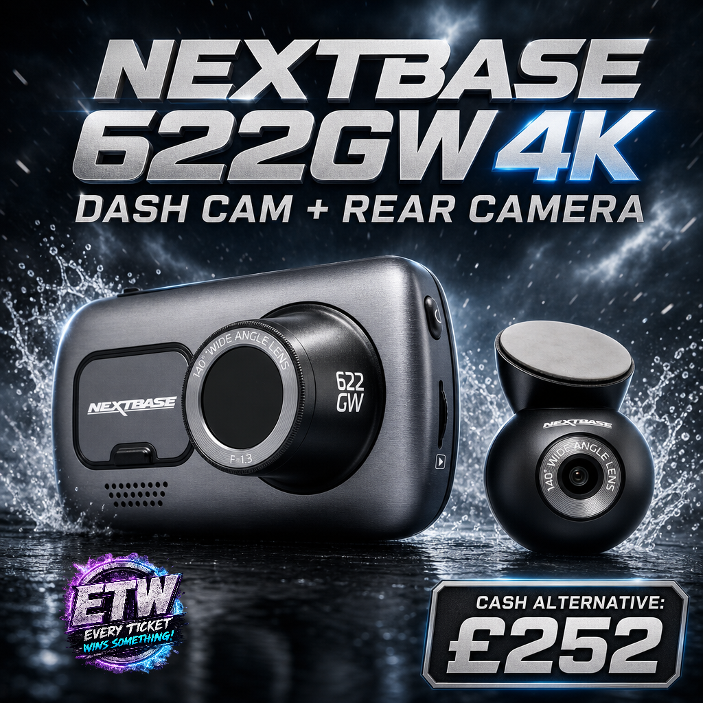 NEXTBASE 622GW 4K DASH CAM + REAR CAMERA