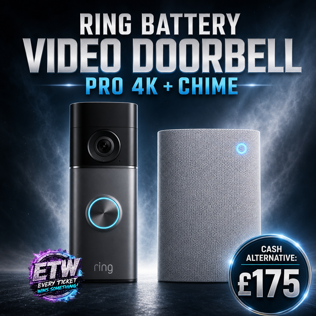 RING BATTERY VIDEO DOORBELL PRO 4K + CHIME